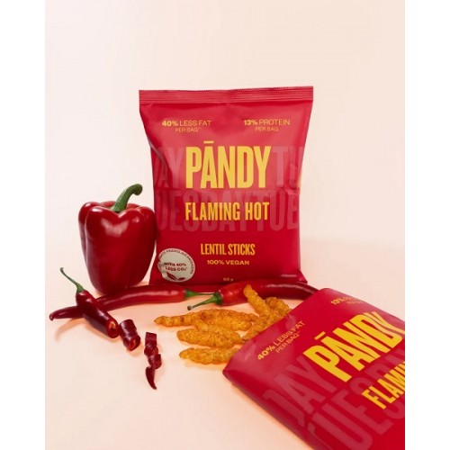 PANDY LENTIL CHIPS FLAMING HOT 50gr