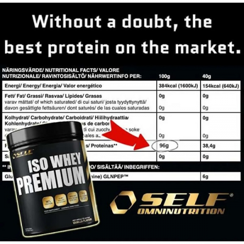 SELF OMNINUTRITION ISO WHEY PREMIUM 1KG CHOCOLATE