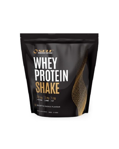 SELF OMNINUTRITION WHEY PROTEIN SHAKE 1KG BISCOTTO COOKIE