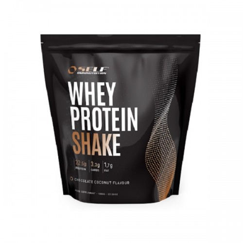 SELF OMNINUTRITION WHEY PROTEIN SHAKE 1KG COCONUT CHOCOLATE