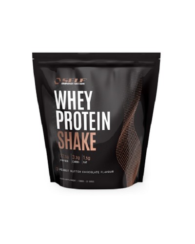 SELF OMNINUTRITION WHEY PROTEIN SHAKE 1KG PEANUTBUTTER CHOCOLATE