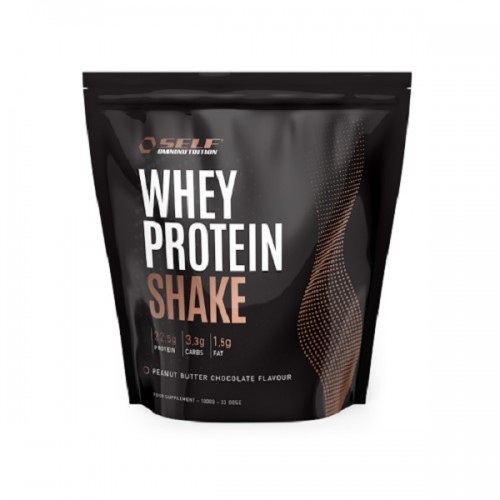 SELF OMNINUTRITION WHEY PROTEIN SHAKE 1KG PEANUTBUTTER CHOCOLATE