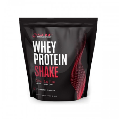 SELF OMNINUTRITION WHEY PROTEIN SHAKE 1KG STRAWBERRY