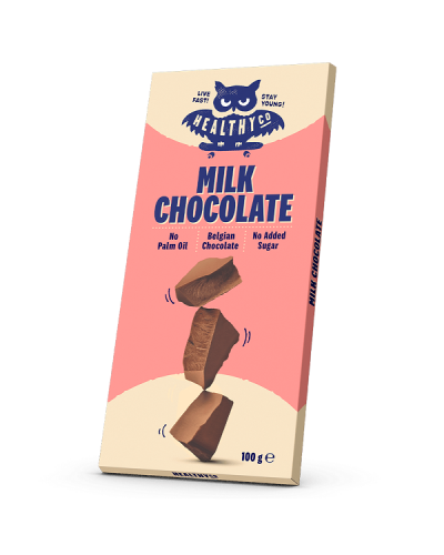 HEALTHY CO MILK CHOCOLATE ΣΟΚΟΛΑΤΑ  ΓΑΛΑΚΤΟΣ 100GR