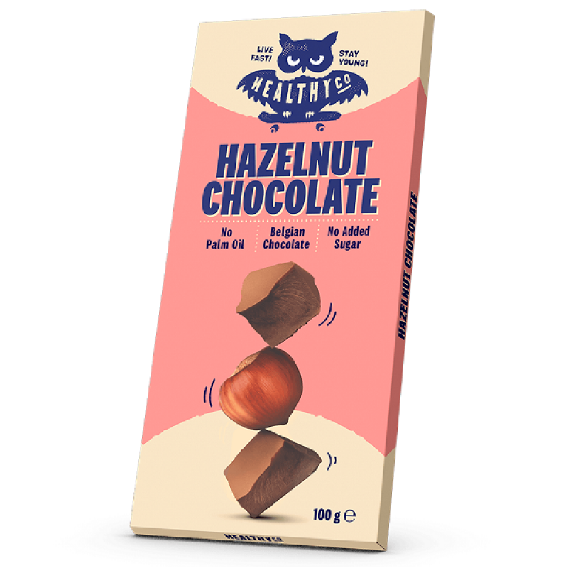 HEALTHY CO HAZELNUT CHOCOLATE ΣΟΚΟΛΑΤΑ ΦΟΥΝΤΟΥΚΙ 100GR HEALTHY CO HAZELNUT CHOCOLATE ΣΟΚΟΛΑΤΑ ΦΟΥΝΤΟΥΚΙ 100GR