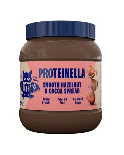 HEALTHY CO PROTEINELLA HAZELNUT & COCOA ΚΡΕΜΑ ΦΟΥΝΤΟΥΚΙΟΥ ΜΕ ΚΑΚΑΟ 750GR