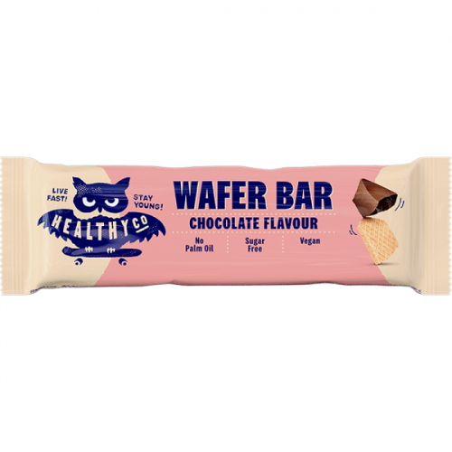 HEALTHY CO CHOCOLATE WAFER ΓΚΟΦΡΕΤΑ ΧΩΡΙΣ ΖΑΧΑΡΗ ΜΕ ΚΡΕΜΑ ΚΑΚΑΟ 24GR