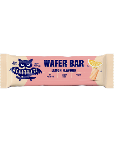 HEALTHY CO LEMON WAFER ΓΚΟΦΡΕΤΑ ΧΩΡΙΣ ΖΑΧΑΡΗ ΜΕ ΚΡΕΜΑ ΛΕΜΟΝΙ 24GR