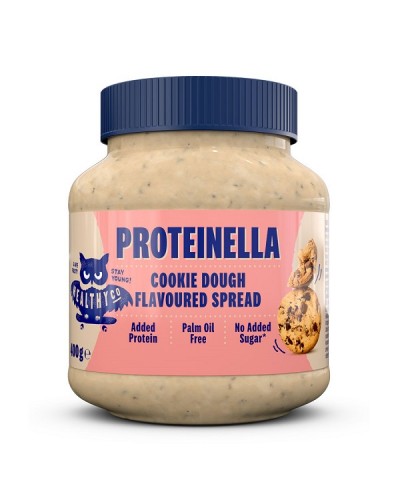 HEALTHY CO PROTEINELLA COOKIE DOUGH ΚΡΕΜΑ ΜΠΙΣΚΟΤΟ 400GR