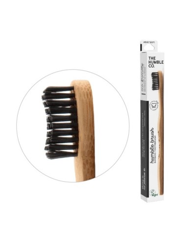THE HUMBLE CO. TOOTHBRUSH ADULT SOFT BLACK 1ΤΜΧ