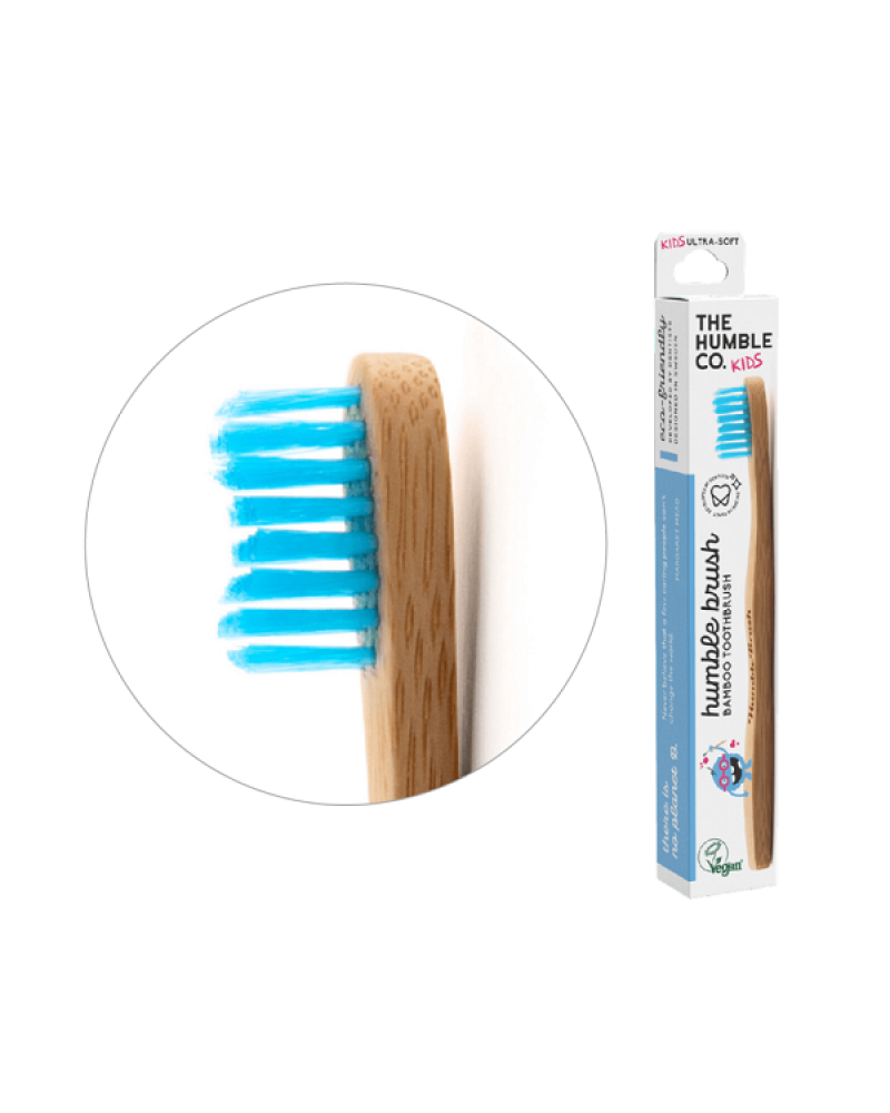 THE HUMBLE CO. TOOTHBRUSH KIDS BLUE ULTRA SOFT 1ΤΜΧ