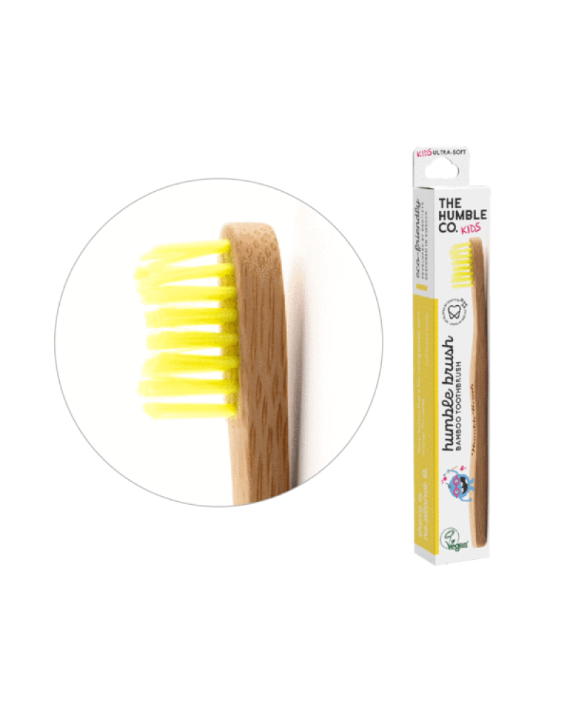 THE HUMBLE CO. TOOTHBRUSH KIDS YELLOW ULTRA SOFT 1ΤΜΧ