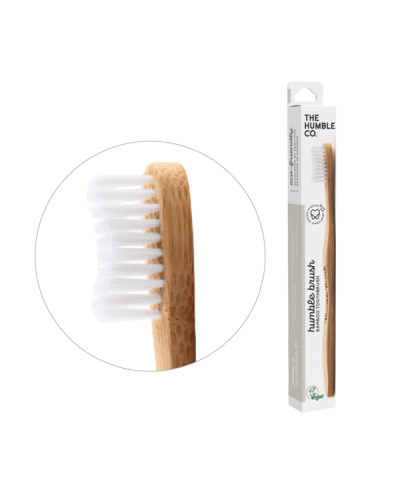 THE HUMBLE CO. TOOTHBRUSH ADULT MEDIUM WHITE 1ΤΜΧ