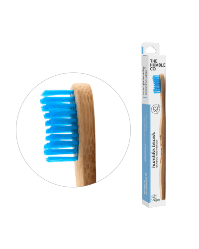 THE HUMBLE CO. TOOTHBRUSH ADULT MEDIUM BLUE 1ΤΜΧ