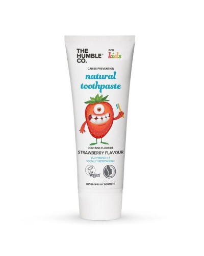 THE HUMBLE CO. TOOTHPASTE NATURAL STRAWBERRY KIDS 75ML