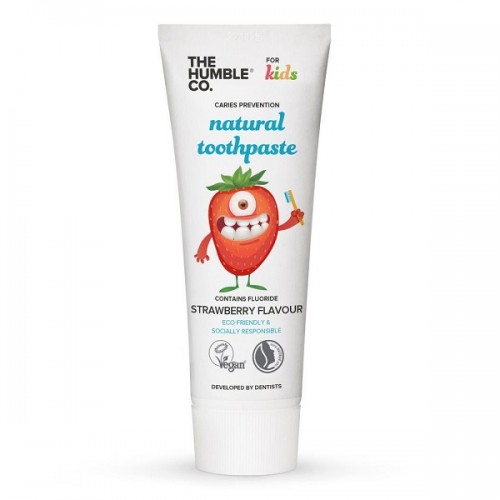 THE HUMBLE CO. TOOTHPASTE NATURAL STRAWBERRY KIDS 75ML