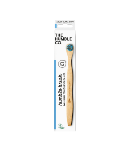 THE HUMBLE CO. TONGUE CLEANER BLUE ULTRA SOFT 1ΤΜΧ