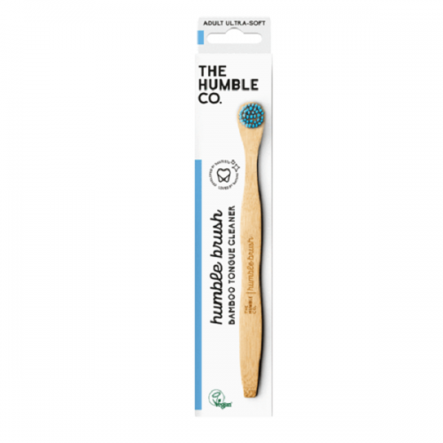 THE HUMBLE CO. TONGUE CLEANER BLUE ULTRA SOFT 1ΤΜΧ