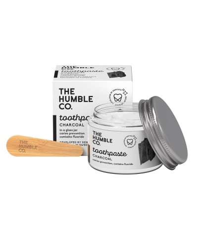 THE HUMBLE CO. NATURAL TOOTHPASTE IN JAR CHARCOAL 50ML