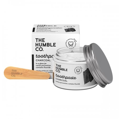 THE HUMBLE CO. NATURAL TOOTHPASTE IN JAR CHARCOAL 50ML