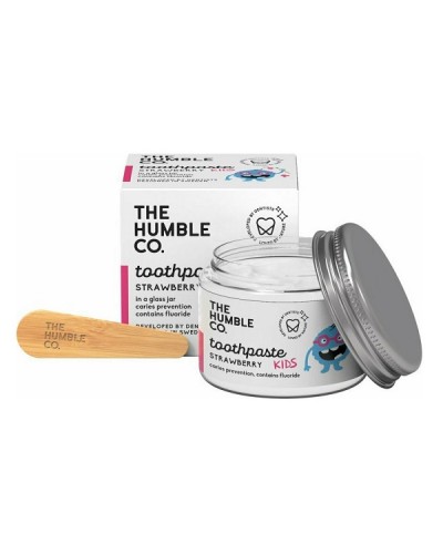 THE HUMBLE CO. NATURAL TOOTHPASTE IN JAR STRAWBERRY KIDS 50ML