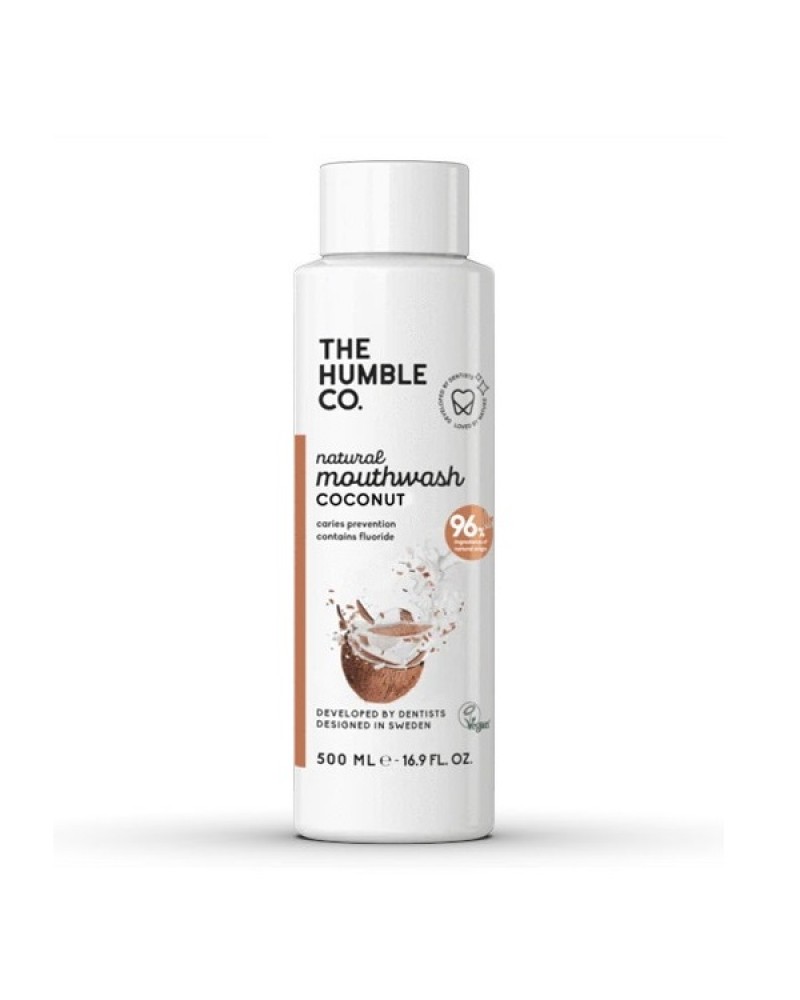 THE HUMBLE CO. NATURAL MOUTHWASH COCONUT 500ML