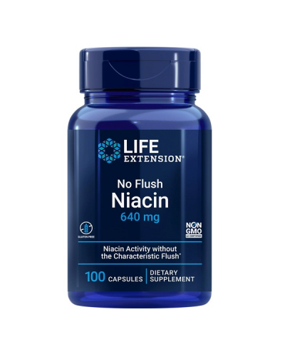 LIFE EXTENSION NO FLUSH NIACIN 640mg 100CAPS
