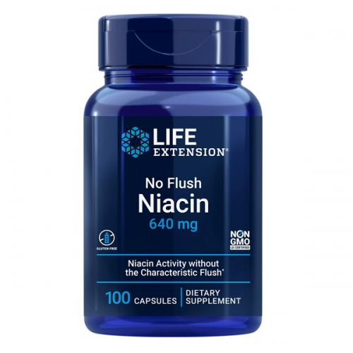 LIFE EXTENSION NO FLUSH NIACIN 640mg 100CAPS