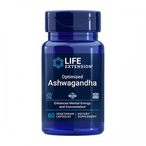 LIFE EXTENSION OPTIMIZED ASHWAGANDHA EXTRACT 60VEG. CAPS