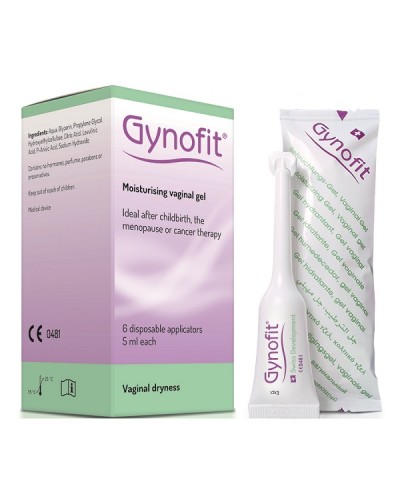 GYNOFIT MOISTURISING VAGINAL GEL ΚΟΛΠΙΚΗ ΕΝΥΔΑΤΙΚΗ ΓΕΛΗ 6 x 5ML