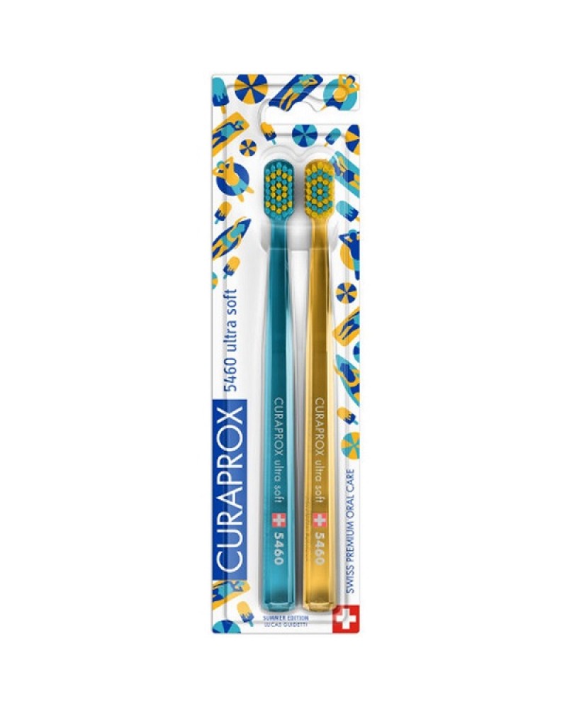 CURAPROX CS 5460 DUO SUMMER SPECIAL EDITION 2022 ULTRA SOFT TOOTHBRUSH 2ΤΜΧ