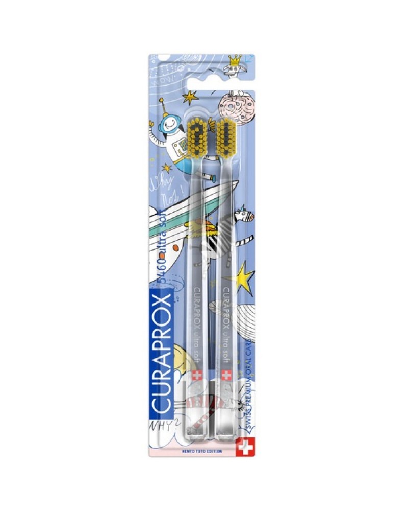 CURAPROX CS 5460 HENTO TOTO EDITION ULTRA SOFT TOOTHBRUSH 2 ΤΜΧ