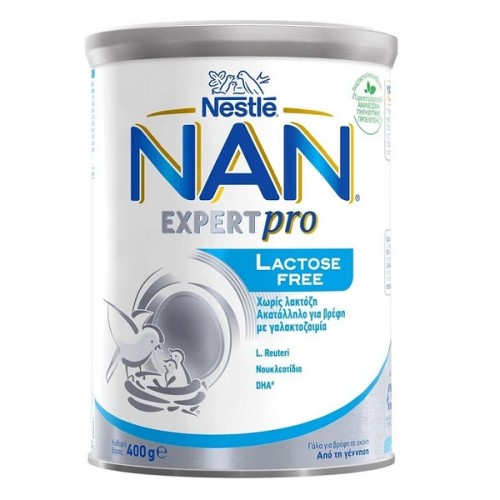 NESTLE NAN EXPERTPRO LACTOSE FREE 400GR NESTLE NAN EXPERTPRO LACTOSE FREE 400GR