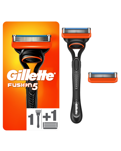 GILLETTE FUSION5 ΞΥΡΙΣΤΙΚΗ ΜΗΧΑΝΗ & 2 ΑΝΤΑΛΛΑΚΤΙΚΕΣ ΚΕΦΑΛΕΣ