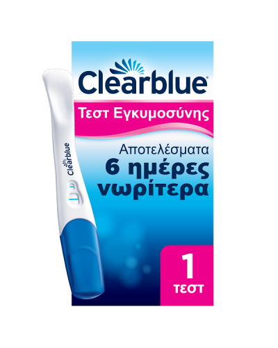 CLEARBLUE ΤΕΣΤ ΕΓΚΥΜΟΣΥΝΗΣ ΕΞΑΙΡΕΤΙΚΑ ΠΡΩΙΜΗ ΑΝΙΧΝΕΥΣΗ (10MIU) 1ΤΜΧ