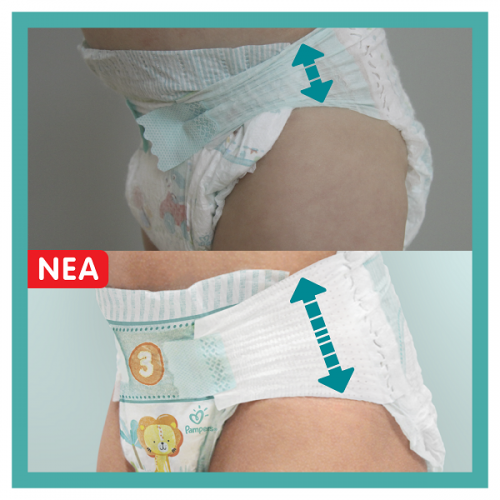 PAMPERS ACTIVE BABY No.3 (6-10Kg) 66τμχ MAXI PACK