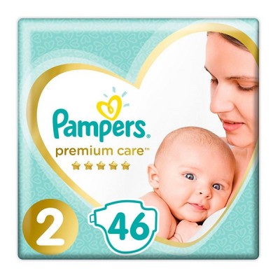 PAMPERS PREMIUM CARE ΜΕΓ 2 (4-8kg) 46ΤΜΧ