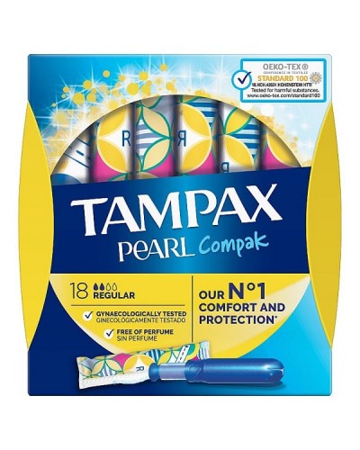 TAMPAX COMPAK PEARL REGULAR 16ΤΜΧ