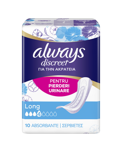 ALWAYS DISCREET PADS LONG 10ΤΜΧ