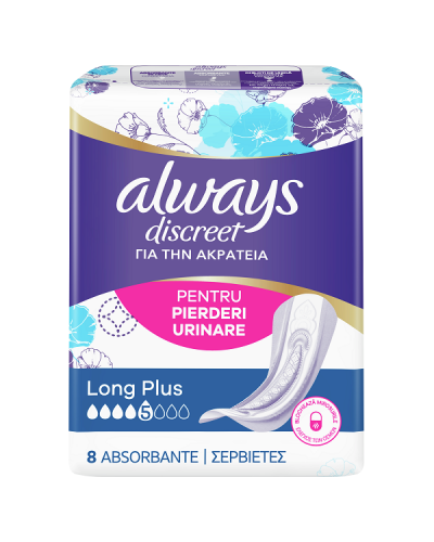ALWAYS DISCREET PADS LONG PLUS 8τμχ.