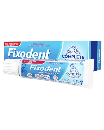 FIXODENT COMPLETE FRESH ΣΤΕΡΕΩΤΙΚΗ ΚΡΕΜΑ ΓΙΑ ΤΕΧΝΗΤΗ ΟΔΟΝΤΟΣΤΟΙΧΙΑ 47gr