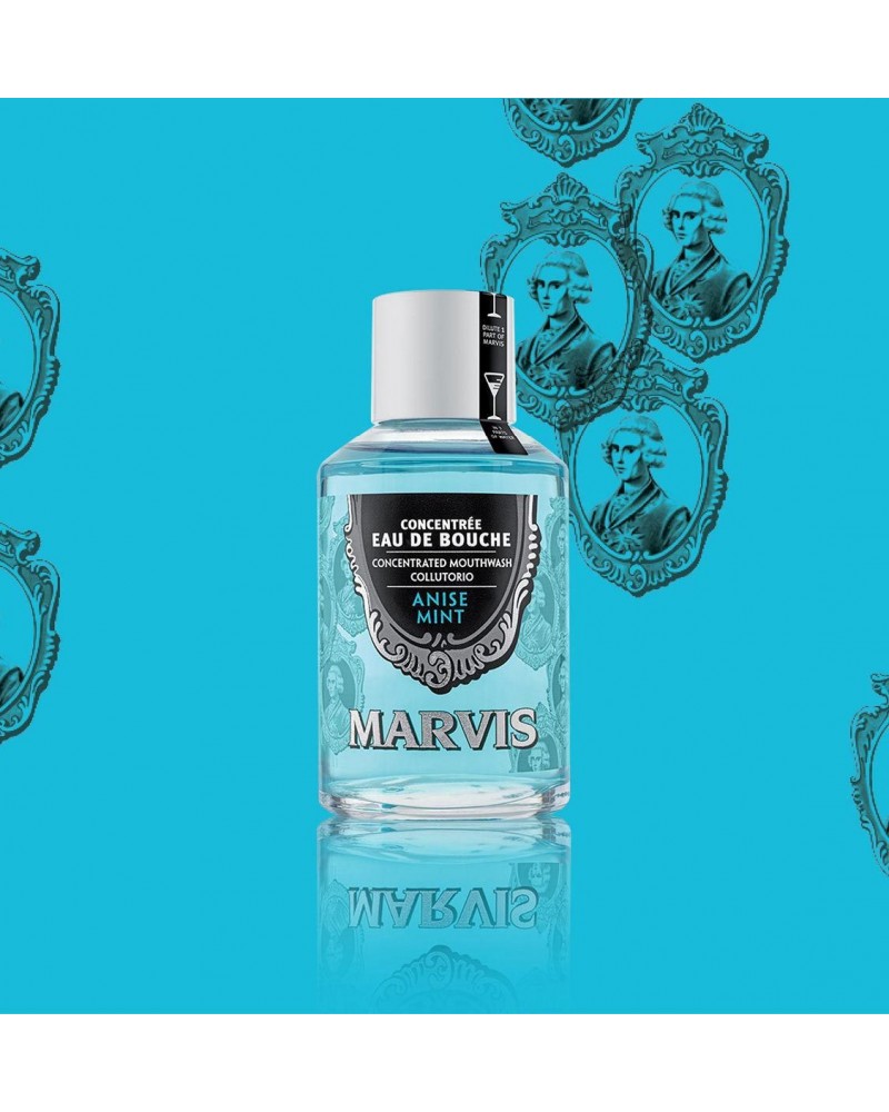 MARVIS CONCENTRATED MOUTHWASH ANISE MINT ΣΥΜΠΥΚΝΩΜEΝΟ ΣΤΟΜΑΤΙΚO ΔΙAΛΥΜΑ 120ML