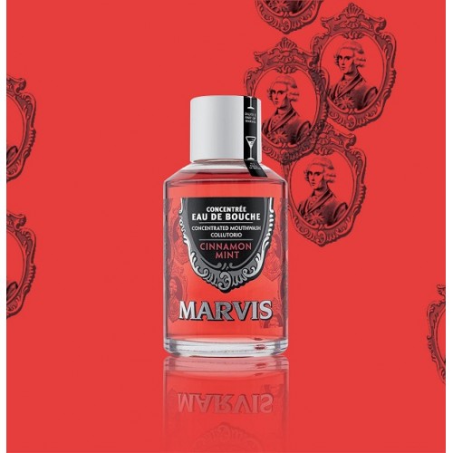 MARVIS CONCENTRATED MOUTHWASH CINNAMON MINT ΣΥΜΠΥΚΝΩΜEΝΟ ΣΤΟΜΑΤΙΚO ΔΙAΛΥΜΑ 120ML