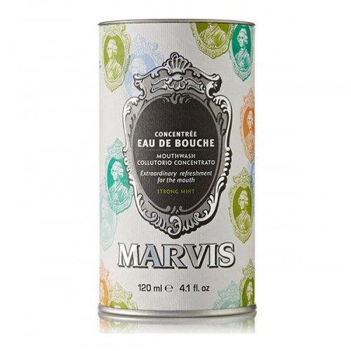 MARVIS CONCENTRATED MOUTHWASH STRONG MINT ΣΥΜΠΥΚΝΩΜEΝΟ ΣΤΟΜΑΤΙΚO ΔΙAΛΥΜΑ 120ML