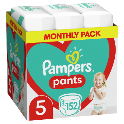 PAMPERS PANTS NO.5 MONTHLY PACK (12-17KG) 152ΤΜΧ