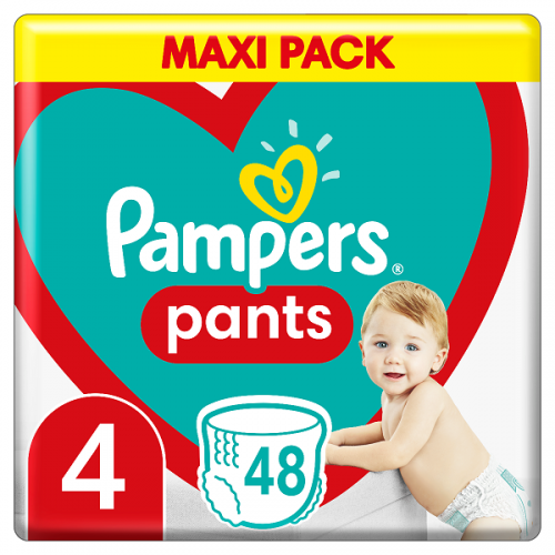 PAMPERS PANTS MAXI PACK Νo4 (9-15KG) 48ΤΜΧ