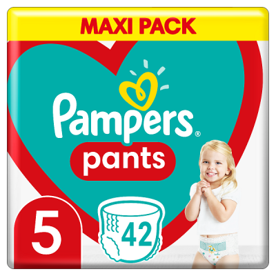 PAMPERS PANTS MAXI PACK Νo5 (12-17KG) 42ΤΜΧ