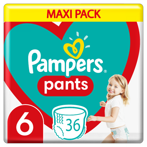 PAMPERS PANTS MAXI PACK Νο6 (15+KG) 36ΤΜΧ