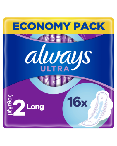 ALWAYS ULTRA LONG PLUS DUO 16τμχ. ΠΡΟΣΦΟΡΑ ΜΕΧΡΙ ΕΞΑΝΤΛΗΣΕΩΣ 