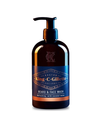 GILLETTE KING C BEARD & FACE WASH GEL 350ML